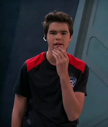 Chase Davenport is left stunned by Sebastian in this Lab Rats scene
