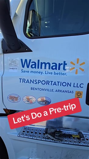 Pre-Trip Routine for Walmart Truck Drivers