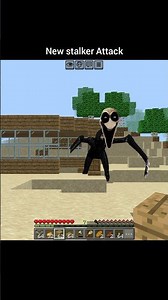 This new stalker is attacking me! #addon #minecraft