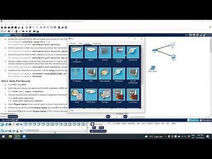 14.3.11 Packet Tracer – Implement Port Security Answers