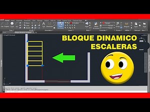 DYNAMIC BLOCK, STAIRS| autocad