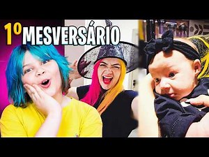 Zoe's first month birthday! 🎃 Did she like it!?