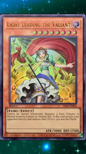 Light Leading The Valiant #yugioh #yugiohtcg #yugiohcards