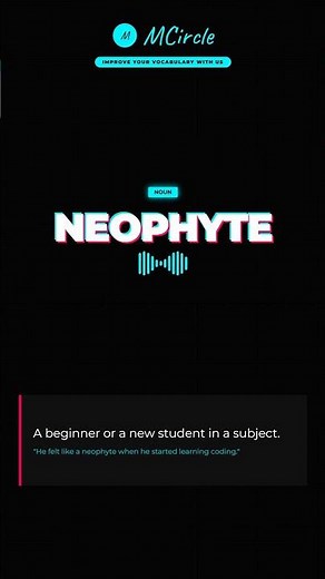 Learn English: What is Neophyte? | Vocabulary Shorts