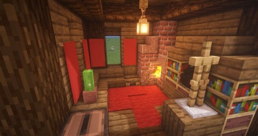 5x5 Living Room Design   Tutorial Minecraft Map