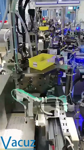 3216 2012 Common Mode SMD SMT Inductor Core Automatic Needle Winding Machine With Tunnel Furnace