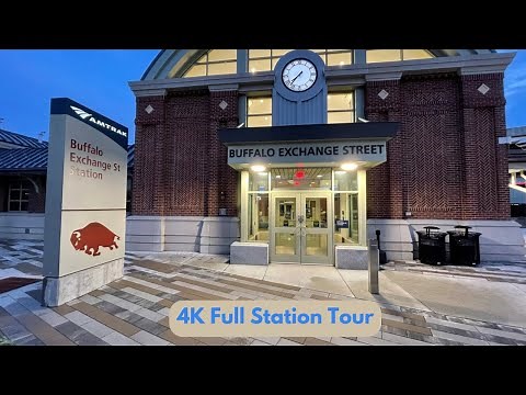 Amtrak Buffalo Exchange Street Station Full Tour