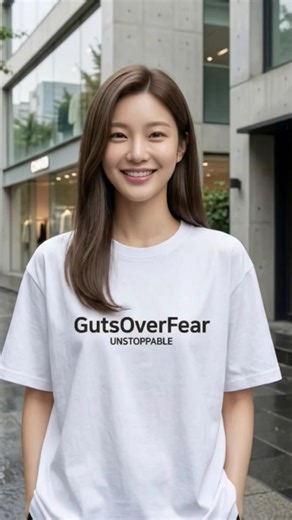 GUTS OVER FEAR 거츠오버피어 - 오버핏 반팔티 한국생산 면100% 남녀공용 #쇼츠 #SHORTS