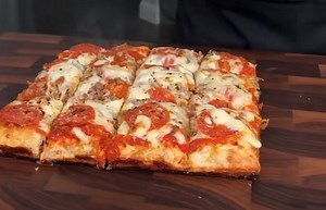 Hot pocket stuffed crust pizza