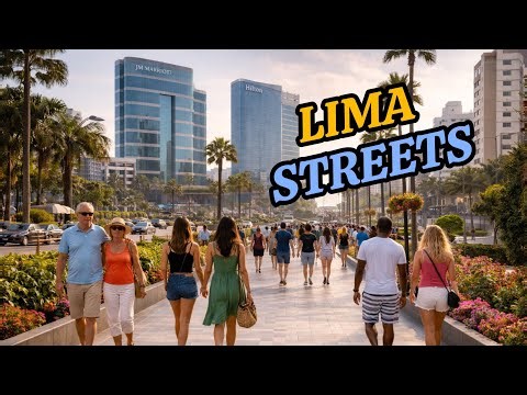 A PERFECT DAY IN LIMA 🇵🇪 | MIRAFLORES WALKING TOUR PERU 4K