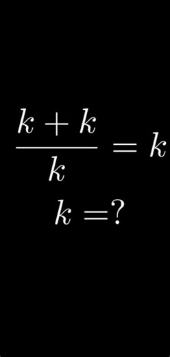The easiest way to find k #math #edit #help | math