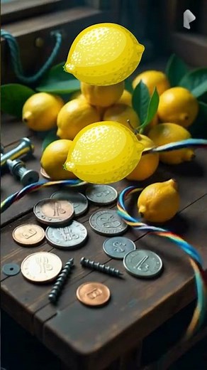 “Electricity from a Lemon! Unbelievable Science Hack” This Lemon Turned Into a Battery #DIYScience”