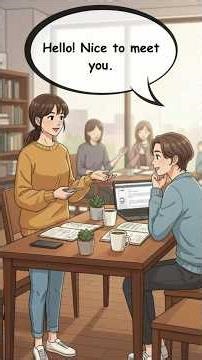 Simple English Conversation 🗣️ | Self Introduction for Beginners #Shorts