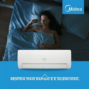 Além de ser silencioso, o ar condicionado Split Springer Midea Inverter proporciona também até 74% de economia de energia no modo Eco Noite*. Garantindo noites de sono mais agradáveis. #SintaSeEmCasa #ArCondicionado #MideaDoBrasil *Comparado aos splits convencionais sem a tecnologia Inverter e no Modo Eco Noite. | Midea