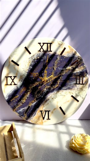 Let’s make a resin clock🤩 | ninu shaaji #shorts