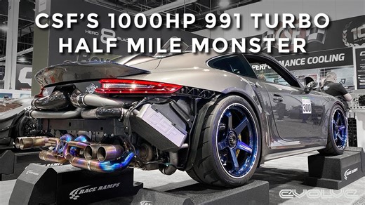 1000HP Porsche 991 Turbo 💥 | CSF’s Half-Mile Monster Unleashed!