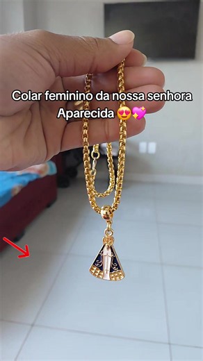 colar feminino da nossa senhora Aparecida #achadostiktok #joiasdeluxo #colarfeminino #colar #promoção