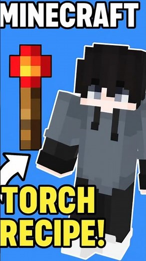 🔥 How to Make a Torch in Minecraft (Easy Crafting Guide!)