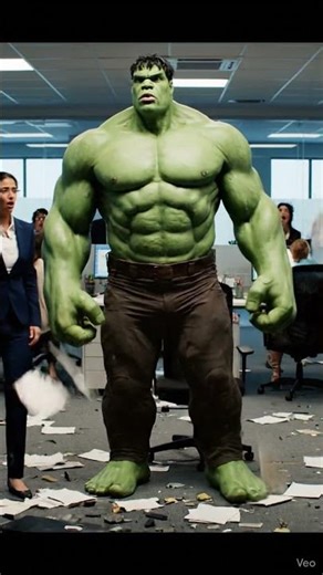 Hulk at Work 💼 Destroys the Office | Realistic Funny Meme