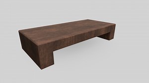 Block Coffee Table - 3D model by haydenwarrenvisuals