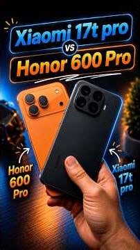 Xiaomi 17t Pro vs Honor 600 Pro
