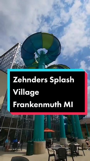 Zehnders Splash Village in Frankenmuth MI is an amazing waterpark filled with waterslides, two lazy rivers, two hot tubs, kids Splash area, and outdoor pool. #greatlakes #Michiganmom #viral #fyp #Frankenmuth #Michigan #puremichigan #splash #waterpark #splashchallenge #vacationwithkids #vacationideas #Michigantravel #Michiganmom #Midwest #summer #traveltiktok #zehnderssplashvillage #zehnders