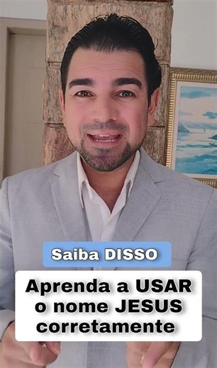 ☑️Como USAR o nome Jesus corretamente 🔥