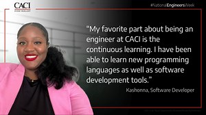 11 reactions | This National Engineers Week, CACI is celebrating our...