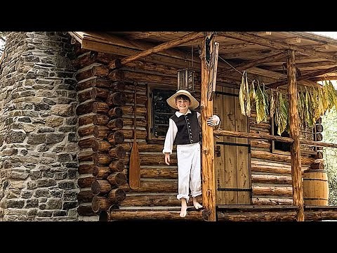 Candle Making With My Grandson | Off Grid | Log Cabin Build | Self Reliance | Pioneer Life