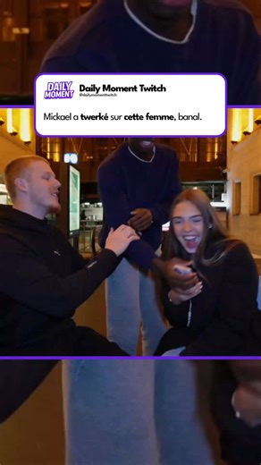 Daily Moment on Instagram: "Mickael a twerké sur cette femme, banal. 🔔 Abonnez-vous à @dailymomenttwitch pour la suite !"