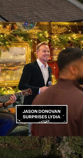 Jason Donovan, especially for you, Lydia! ❤️ (Can someone please go hug Bob? 😅 ) Watch Jason's performance on our YouTube: https://youtu.be/XGPEHi36daA | Emmerdale