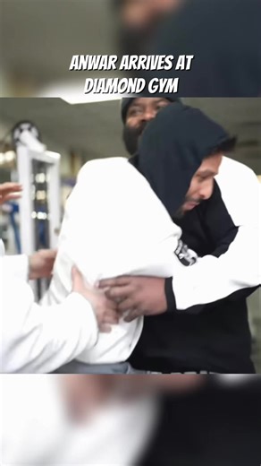 Unc welcomes Anwar to Diamond Gym #diamondgym #workout #gym | anwar jibawi