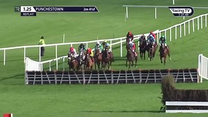 7.3K views · 54 reactions | The big-priced Funky Dady digs deep to land the feature race at @punchestownrace in the hands of Shane Mulcahy for trainer @d_g_hogan  @REDMILLSHorse | Horse Racing Ireland | Facebook