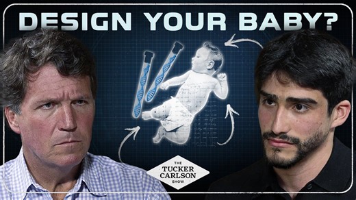 If you were wondering why simple ol' Tucker Carlson took a break from fishing and bible to endorse transhumanist genetic modification, it's because of the Thiel thing.