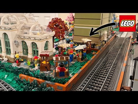 Adding a farmer's market + details to the LEGO City!