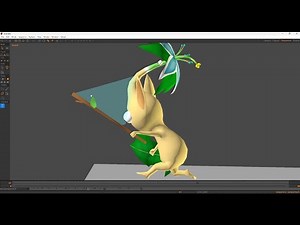 Anim8or rig tricks demo (Hylian Pikmin)