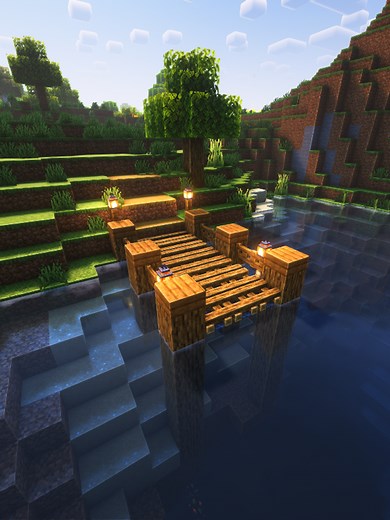 Minecraft - Como fazer um Pier #minecraft