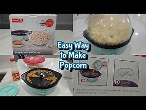 DASH SmartStore™ Deluxe Stirring Popcorn Maker Review: Is it different from the Stir Crazy???