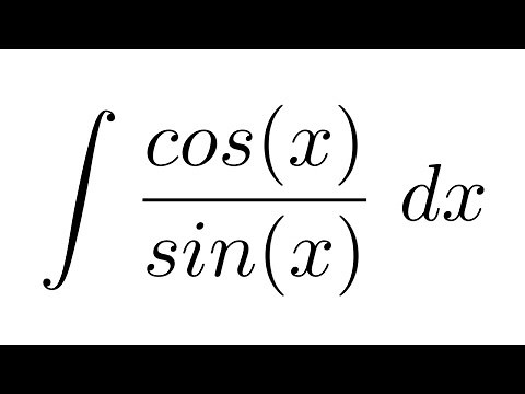 Integral of cos(x)/sin(x) (substitution)