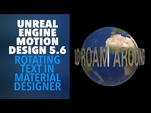 Unreal Engine 5.6 Motion Design Tools: Circular Text