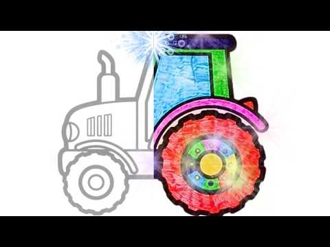 Watch This Farm Tractor Come to Life 🚜🌈😲 | Learn Colors for Kids