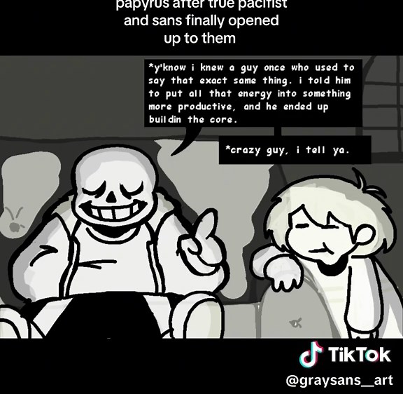Exploring Undertal's Pacifist Comic: Sans and Frisk