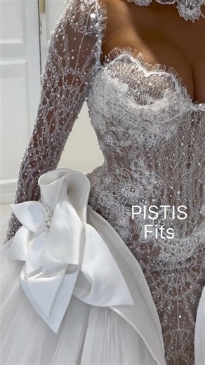 PISTIS Ghana | PISTIS FITS: Discover the final fitting of our lace princess gown. Satin and tulle panels with bold floral details for a whimsical bride 🤍 | Instagram