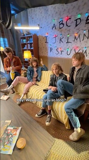 POV you're about to rewatch Stranger Things with some impossibly cool friends #StrangerThings