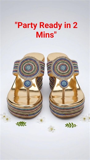 Sabse Best Party Wear Wedge Sandals | Designer Heels for Women 2026 #trending #sandals #viral