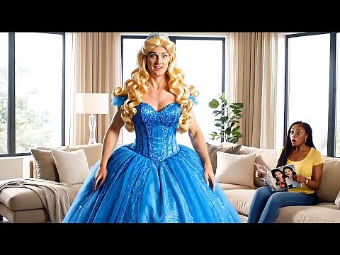 BOY Tries On a Dress and Turns Into CINDERELLA PRINCESS | tg transformation | mtf transformation