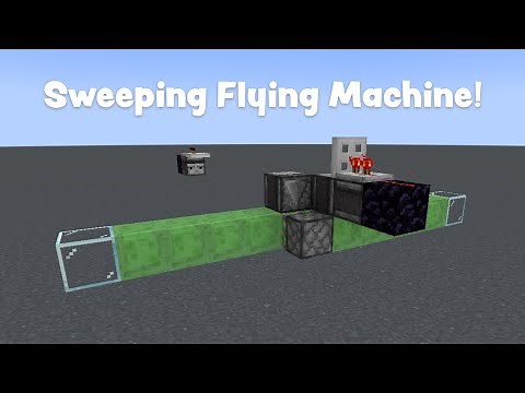 Quickly Build a Crop Harvesting Flying Machine | Minecraft Redstone Tutorial