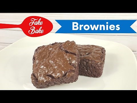 THE EASIEST FAKE BROWNIES - Fake Baking For Beginners