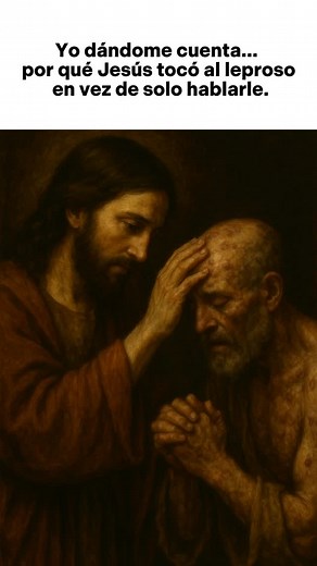 LIBRES EN GRACIA ✝️ | JESÚS ES REY 👑 on Instagram: "Marcos 1:41 Yo dándome cuenta… por qué Jesús tocó al leproso en vez de solo hablarle. Pudo haber dicho una palabra. Desde lejos. Sin riesgos. Sin escándalo. Sin que nadie lo juzgue. Pero lo tocó. Jesús no solo sana. Jesús restaura lo que el mundo quitó. Ese hombre no solo estaba enfermo. Estaba aislado. Rechazado. Olvidado. No le dolía solo la piel, le dolía el alma. Por eso Jesús no solo lo limpió, lo tocó. Porque en ese toque le devolvió dig