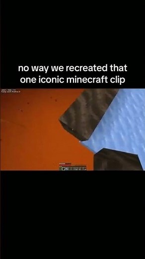 Minecraft nether ice bridge gone flying 💀 #shorts #short #minecraft #trending #viral